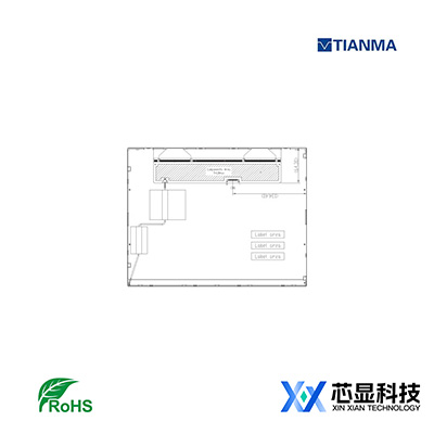 天马15寸EDP液晶屏TM150TDSG81-工业级EDP液晶屏