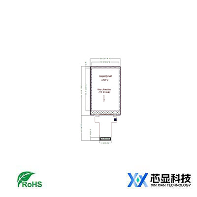 3.5寸高分液晶模组XX035SQ4001-320*480分辨率宽温模组
